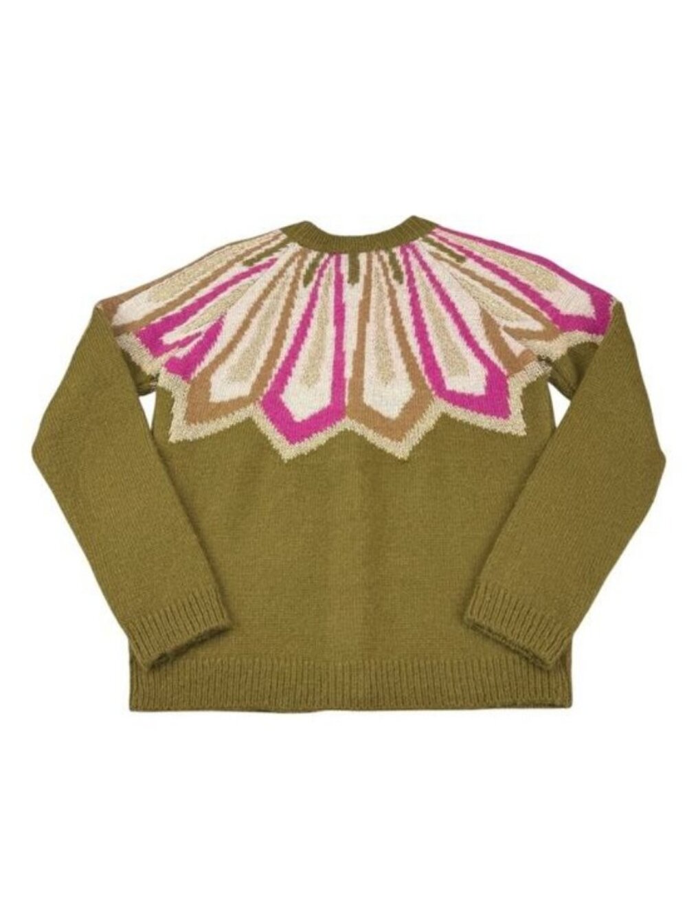 SEZANE Hamel Alpaca Jacquard Knit Cardigan Size XXS - Picture 9 of 11